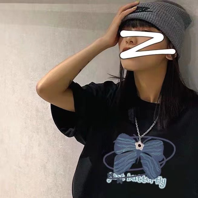 NRVP Áo Thun Unisex Mùa Hè Dáng Suông Tay Cộc Phong Cách Hàn Quốc Cho Nam Nữ