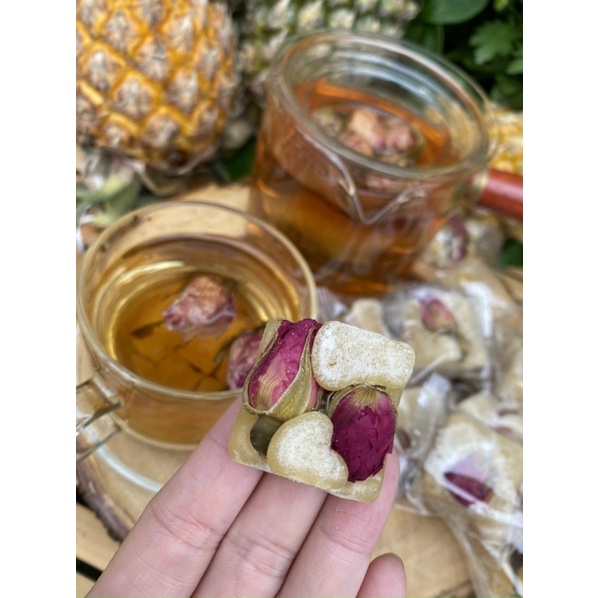 500gr.TRÀ NỤ HOA HỒNG PHÁP. ĐƯỜNG PHÈN - MẬT ONG