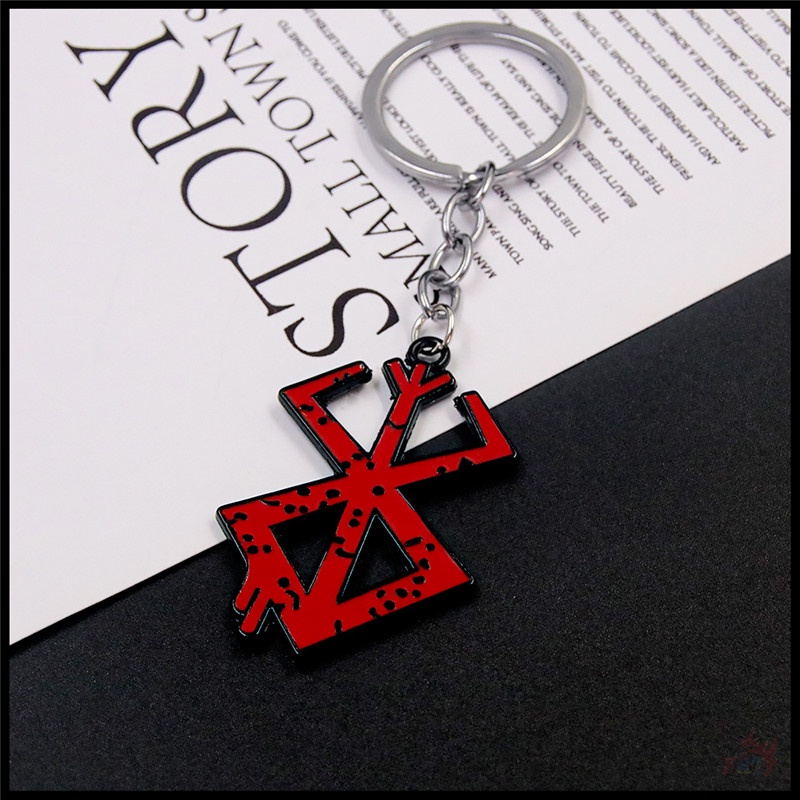 ✪ Móc Khóa / Vòng Cổ Berserk ✪ 1 Mặt Dây Chuyền Hợp Kim Hình Anime