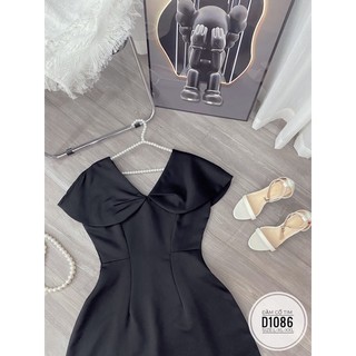 Đầm cổ tim D1086