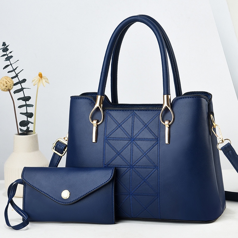 Túi Đeo Chéo Màu Trơn Phong Cách Hàn Quốc Cho Nữ