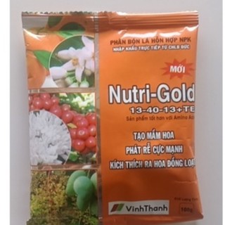 Phân bón lá nutrigold 13-40-13-te gói 100gr