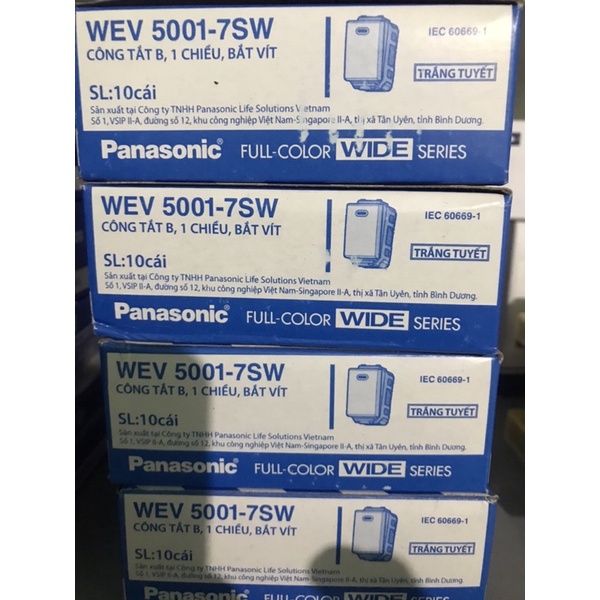 Công tắc wide bắt vít panasonic