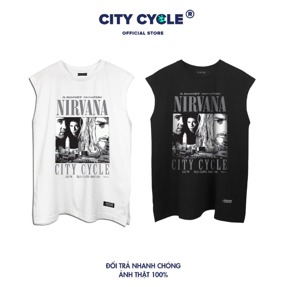 Áo tanktop nam nữ Nirvana City Cycle - áo ba lỗ in hình Nirvana unisex form rộng Local Brand !