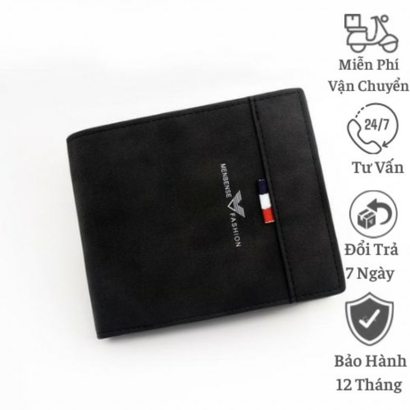Ví Da Nam MENBENSE Chất Liệu Da Lộn Nam Cao Cấp , Bóp Nam Cao Cấp Thiết Kế Chắc Chắn Nam Tính - Chất Da Lộn Cao Cấp MS08