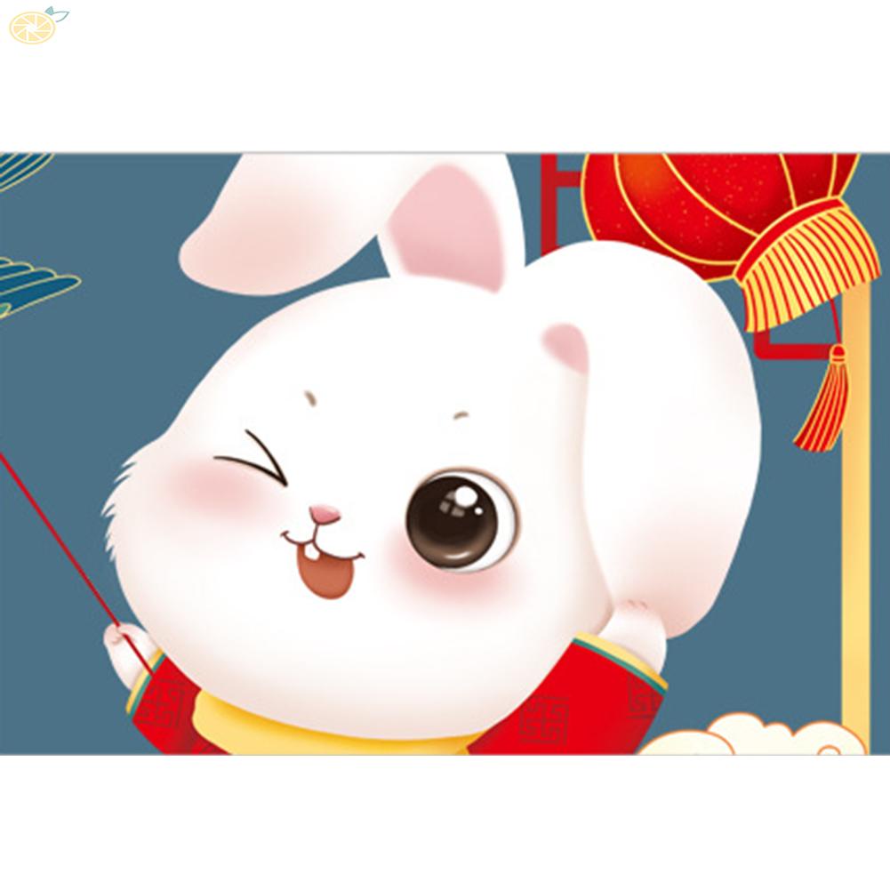 Miếng Dán Cửa Kính Họa Tiết Năm Mới Nhiều Màu Kích Thước 37 X46cm