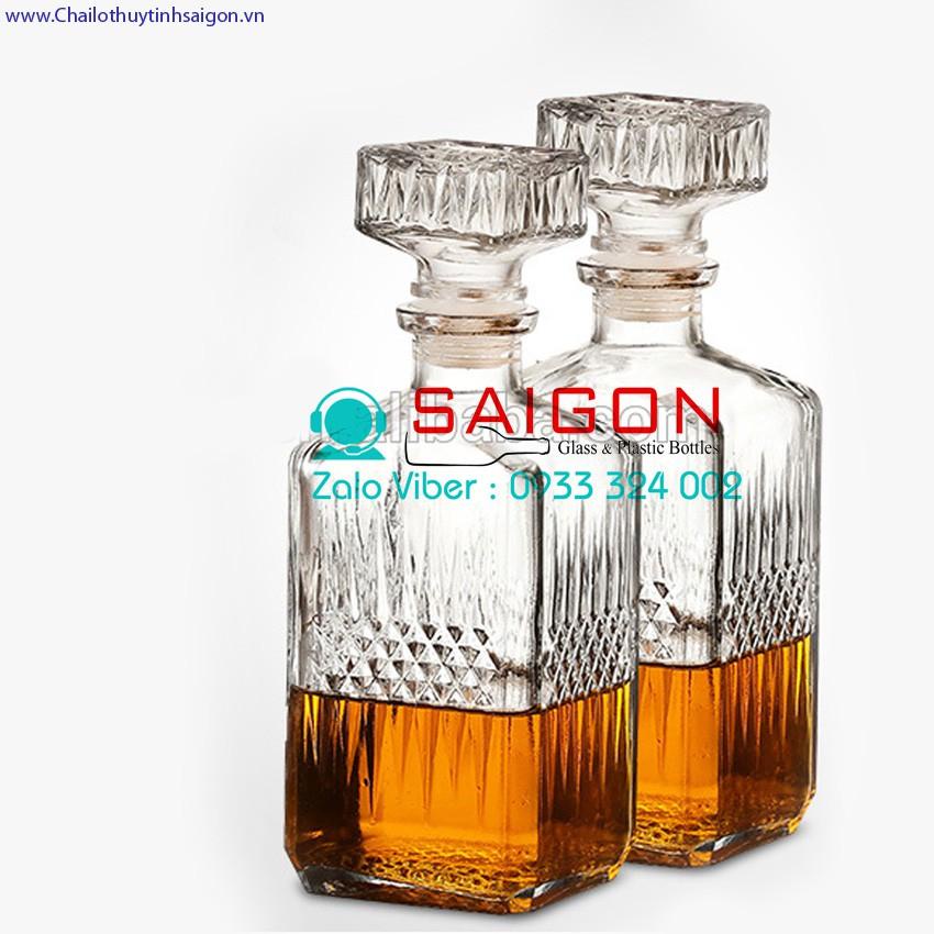 Bình Chiết Rượu Pha Lê 750ml - BCR9