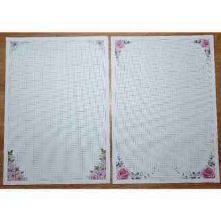 Giấy hoa A4 in màu 2 mặt nhiều mẫu (50 tờ)