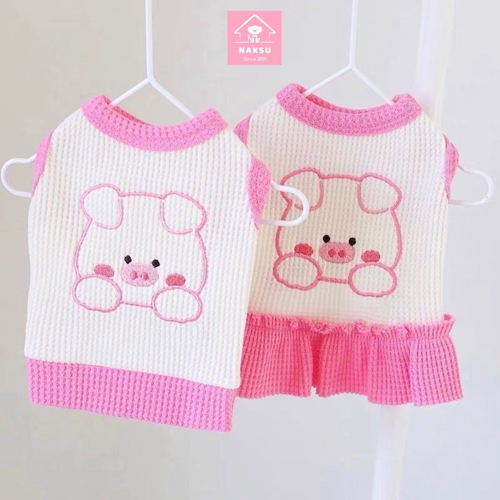 Áo Thun Cho Chó Mèo Chất Liệu Co Giãn Thoải Mái , Quần Áo Thú Cưng Giá Rẻ Naksu