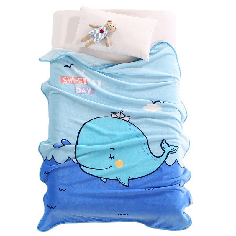Chăn lông tuyết cho bé size 1mx1m4
