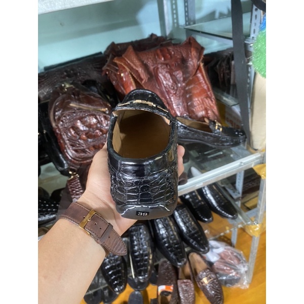Giày Da cá sấu- Giày mọi Nam