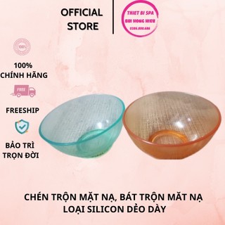 Chén trộn mặt nạ, bát trộn măt nạ chuyên dùng trong spa và thẩm mỹ viện - [Loại Silicon dẻo dày] [Freeship toàn quốc]