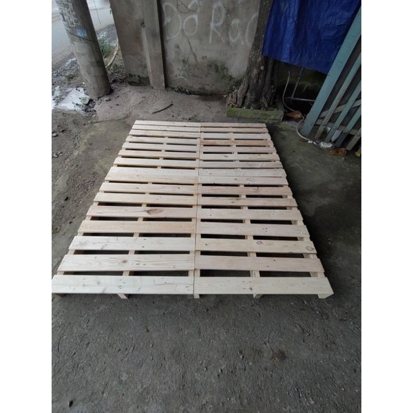 Giường Pallet Gỗ Thông Gấp Gọn Đủ Kích Thước Cao 10cm
