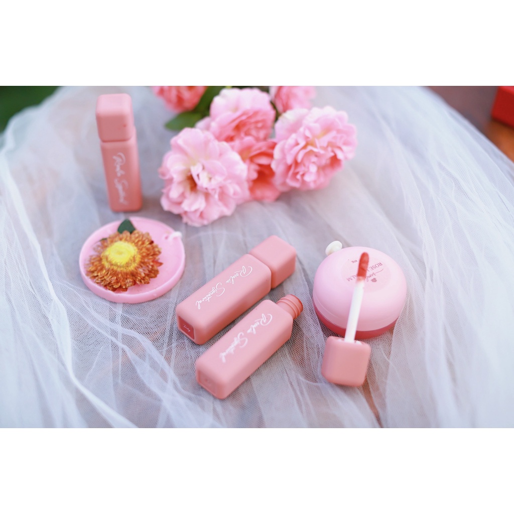 "Màu Mới" Son Lì Cam Tây Không Chì Chất Son Siêu Mềm Mịn Ăn Uống Không Trôi Từ Hoa Hồng Sạch Juliet Rosalia