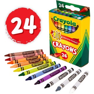 Hộp 24 bút màu sáp crayola - 523024