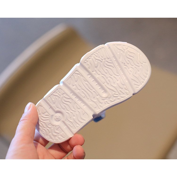 Sandal Quai Hậu Cho Bé Gái WOWKIDS Đi Học Đi Chơi, Dép Quai Ngang Công Chúa Size 21-30 Full Hộp