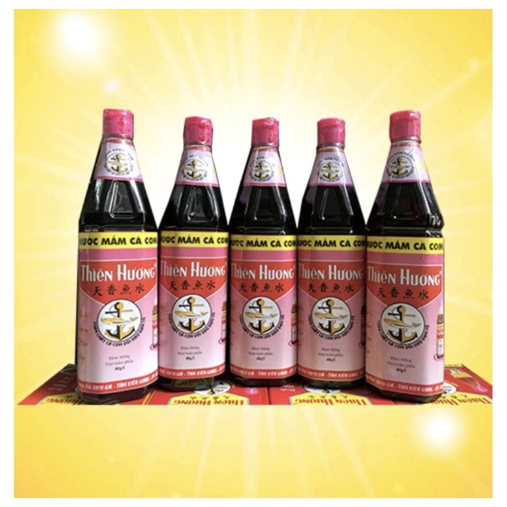 (40 g/l) 2 chai 900ml nước mắm Thiên Hương đặc sản Kiên Giang - HƯƠNG VỊ TRUYỀN THỐNG