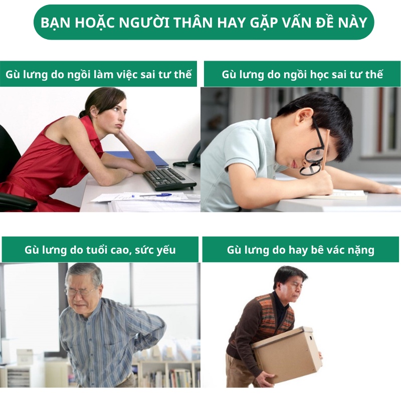 Đai chống gù lưng nam nữ chính hãng thông minh OTAWA giúp bảo vệ vòng 1 DC02