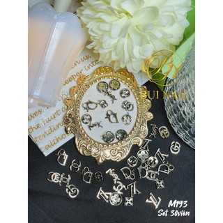 Charm kim loại m193 set 30viên