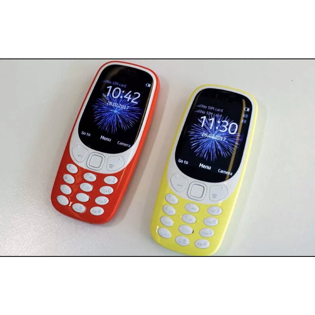 Điện thoại nokia 3310 cổ (2017) chính hãng giá rẻ bền đẹp pin trâu đủ dùng cho nhu cầu cơ bản màu trắng chạy mượt mà