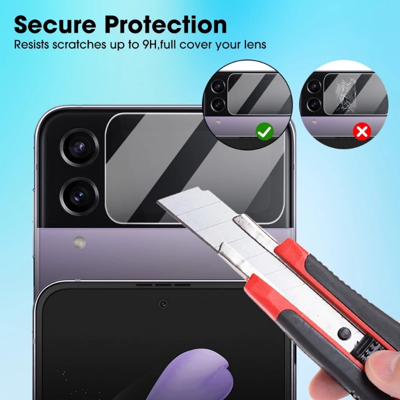 Kính Cường Lực Bảo Vệ Ống Kính Máy Ảnh Toàn Diện Chống Trầy Xước Cho Samsung Galaxy Z Flip 4