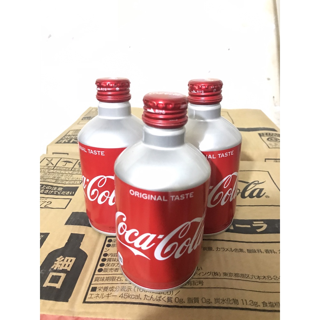 Coca Cola Có Nắp Vặn Nội Địa Nhật Bản Nước Ngọt Có Ga Ít Đường 300ml