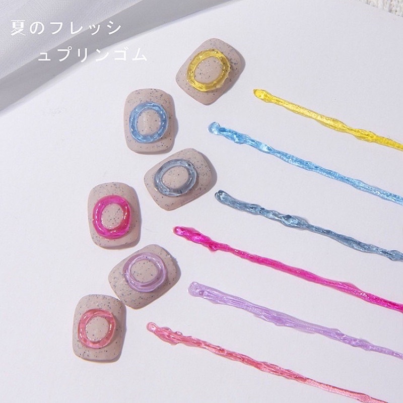 Set gel nổi 6 màu