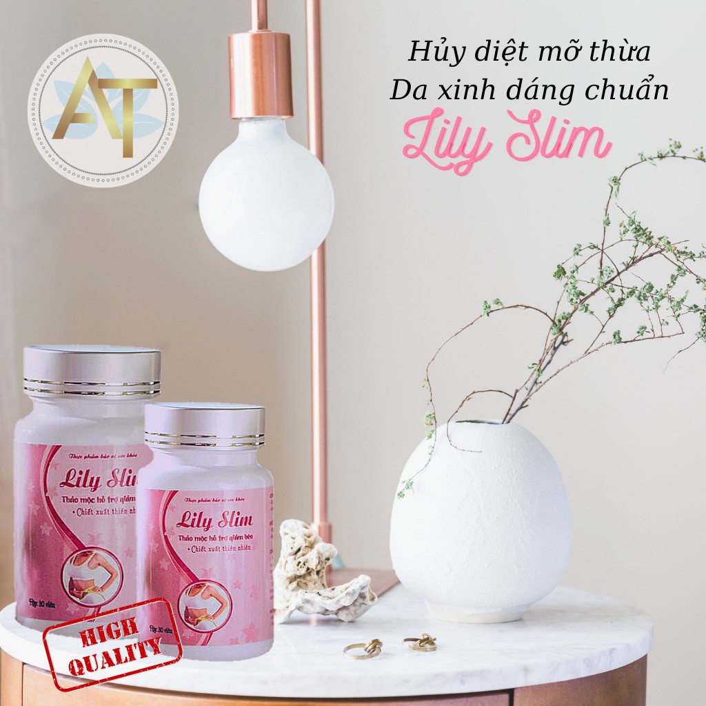 Thảo Mộc Giảm Cân Lily SLim Chính Hãng Trà Giảm Cân Cấp Tốc An Toàn (hộp 30 viên)
