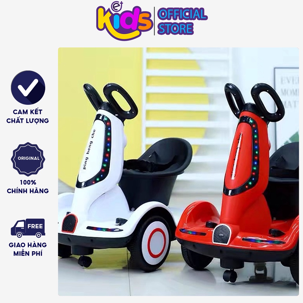 Xe Điện Trẻ Em Xe Điện Ô Tô Cho Bé Giữ Thăng Bằng Vòng Xoay 360 Độ