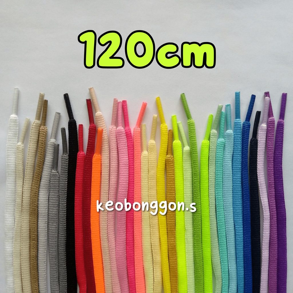 6mm 120cm (33 màu) P1 Dây giày oval bán nguyệt af 1 af1