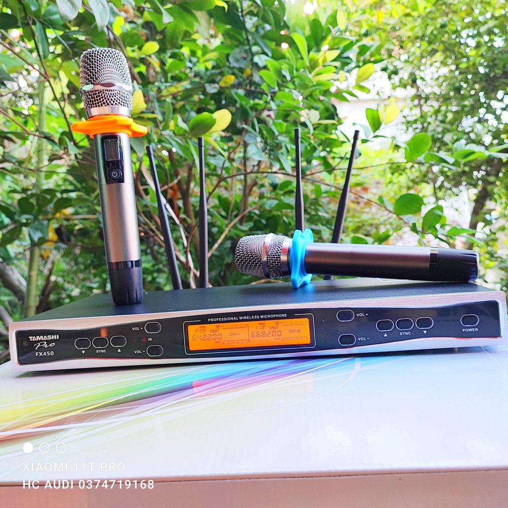 Mic không dây TAMASHI FX450 FX 450 chính hãng - micro thông minh hát cực hay