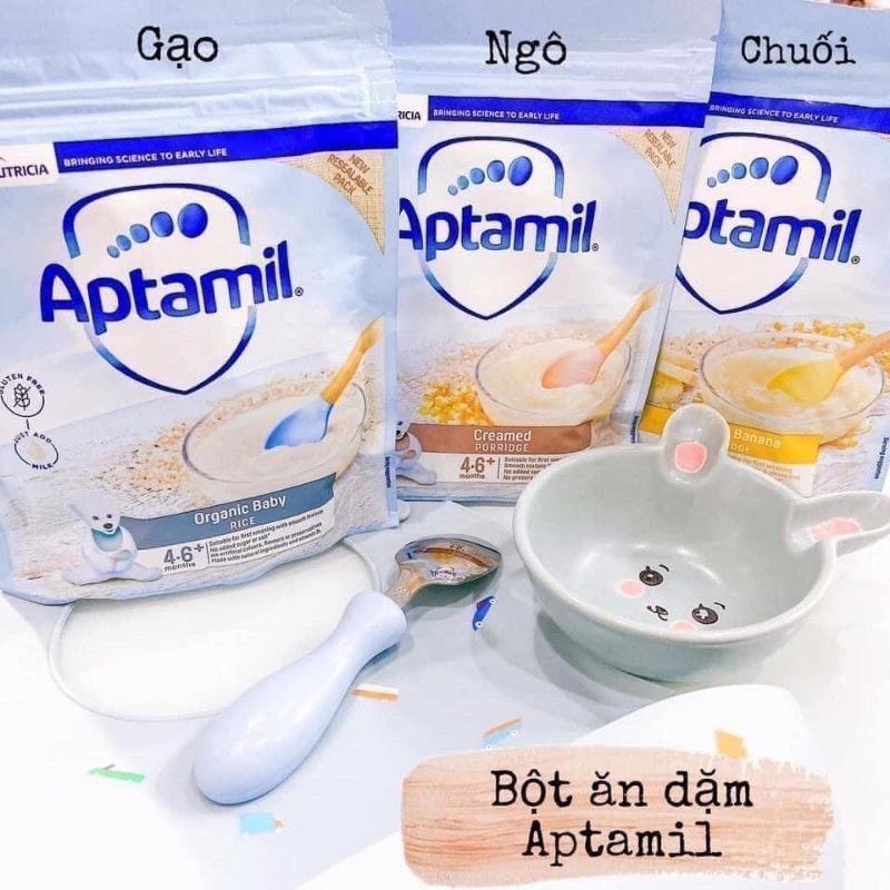 Bột ăn dặm Aptamil cho bé 4-6m+
