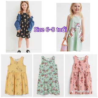 (Hàng Auth) Đầm bé gái HM size 2-10Y