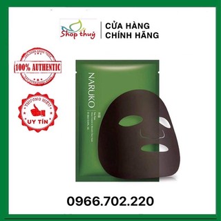Hộp 8 miếng mặt nạ kiểm soát dầu và mụn tràm trà Naruko Tea Tree 26ml/m