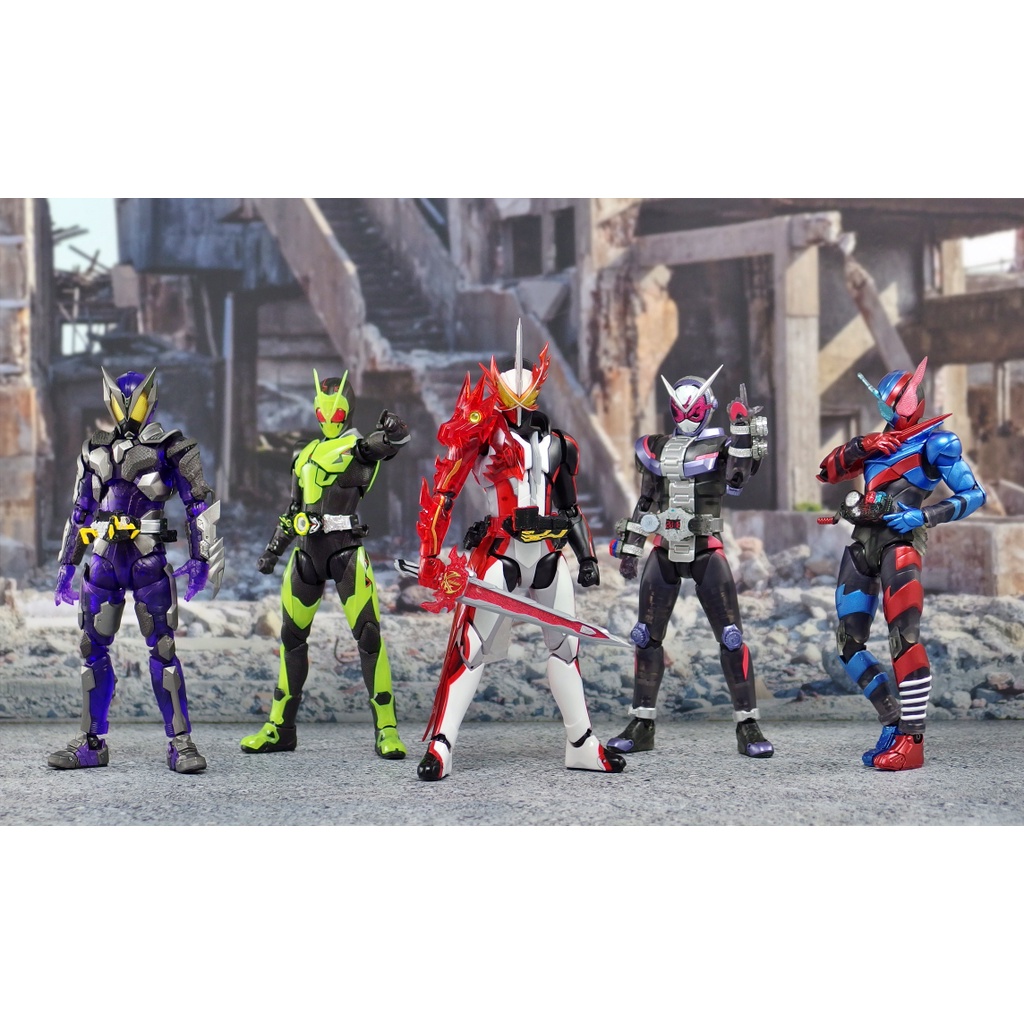 Mô hình đồ chơi chính hãng Bandai Ichiban Kuji SHF Kamen Rider Clear Version Set