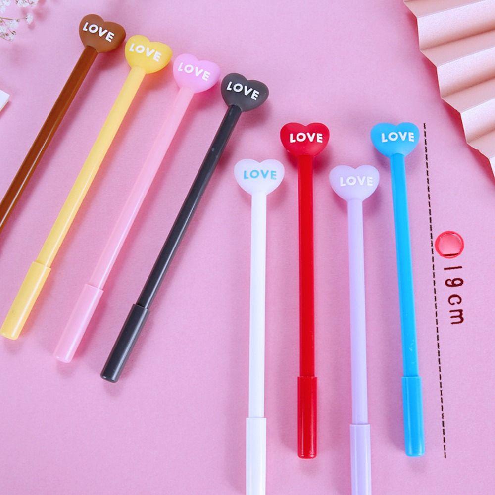 CHOOKEY Set 8 Bút Mực Đen Bằng Cao Su PVC