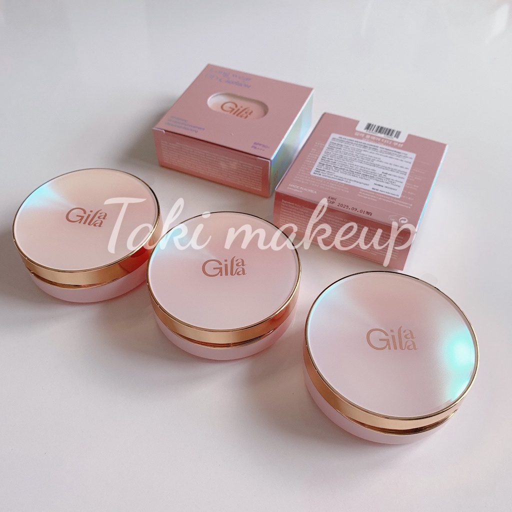Phấn Nước Che Phủ, Kiềm Dầu Mỏng Mịn GILAA Long Wear DD Cushion SPF50+ PA+++ 13g