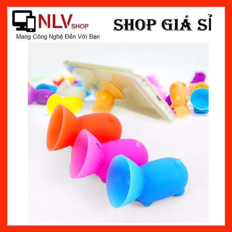 Đế hít Điện Thoại hình Con heo #nlvshop2016