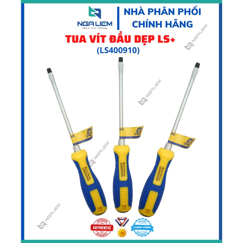 Tua vít đầu DẸP LS+ (6*150mm; 6*200mm; 8*150mm; 8*200mm)