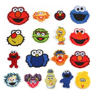 Sticker Ủi Thêu Hình Hoạt Hình Sesame Street