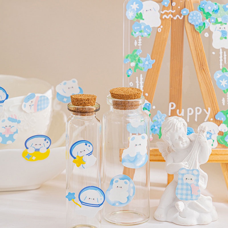 1 Tấm Sticker Dán Hình Động Vật Hoạt Hình Dễ Thương