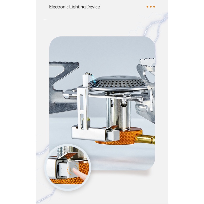 Bếp ga du lịch dã ngoại Naturehike NH21RJ009 chính hãng, Đầu chuyển bếp ga Naturehike PNH22CJ001