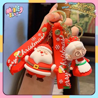 Móc Khoá Giáng Sinh Merry Christmas Ông Già Noel Đáng Yêu Dễ Thương Phụ Kiện Túi Xách Balo Oto 02MKGS -Minkey 