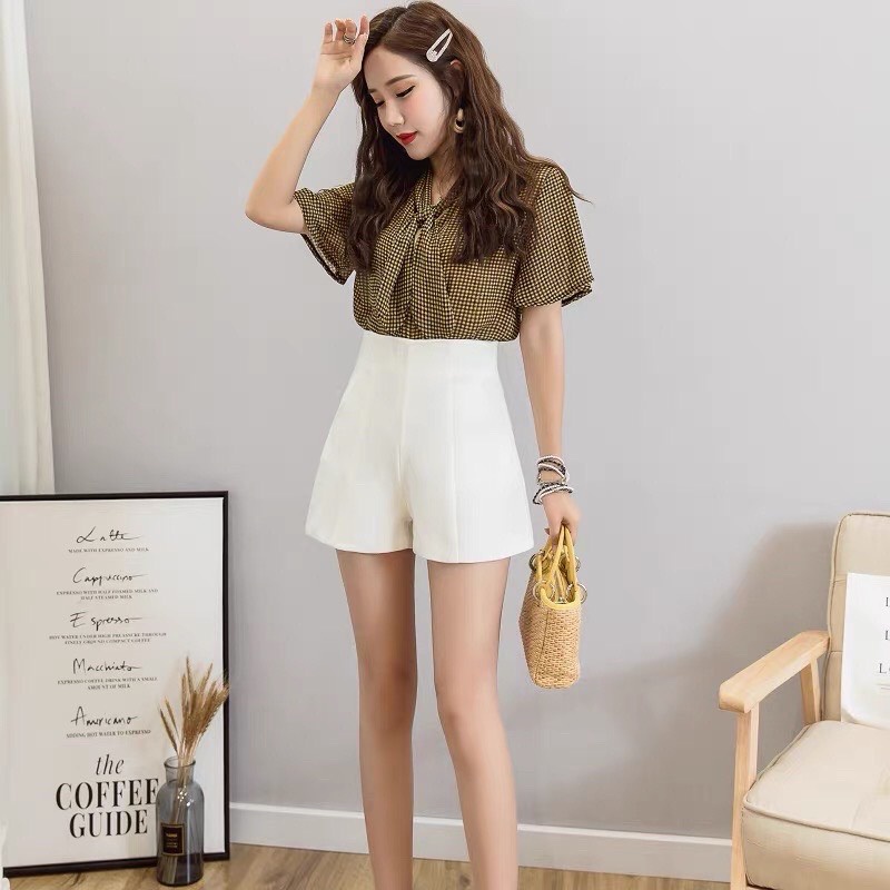 Quần Sooc Chữ A siêu mát nhẹ nhàng thấm hút mồ hôi tôn chiều dài đôi chân -HVS-mã Sooc A