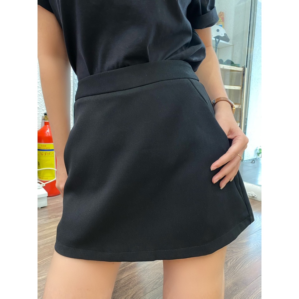 Chân váy ngắn Xịn Store có lót quần VERO kiểu dáng chân váy công sở 100222