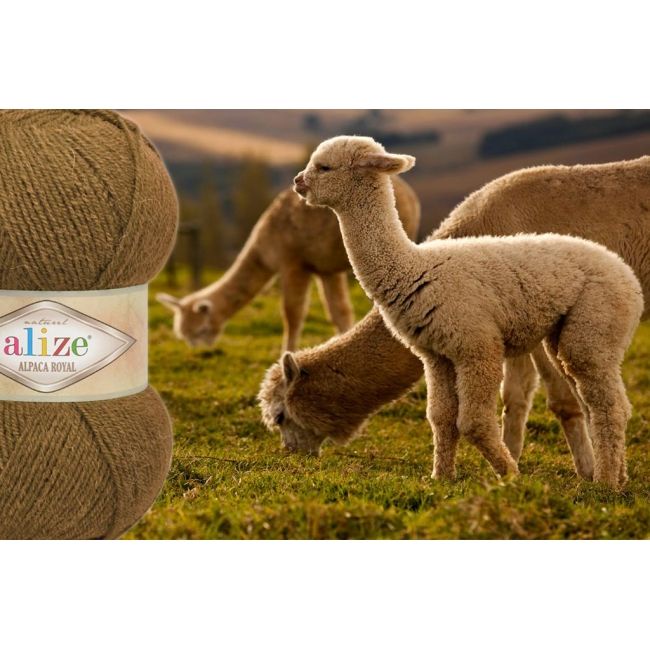 (Len sợi đan móc) Alize Alpaca Royal