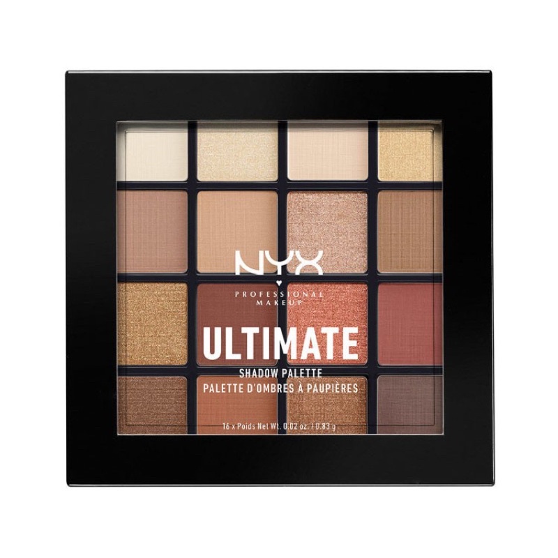 Bảng Phấn Mắt NYX Warm Neutrals Ultimate Shadow Palette