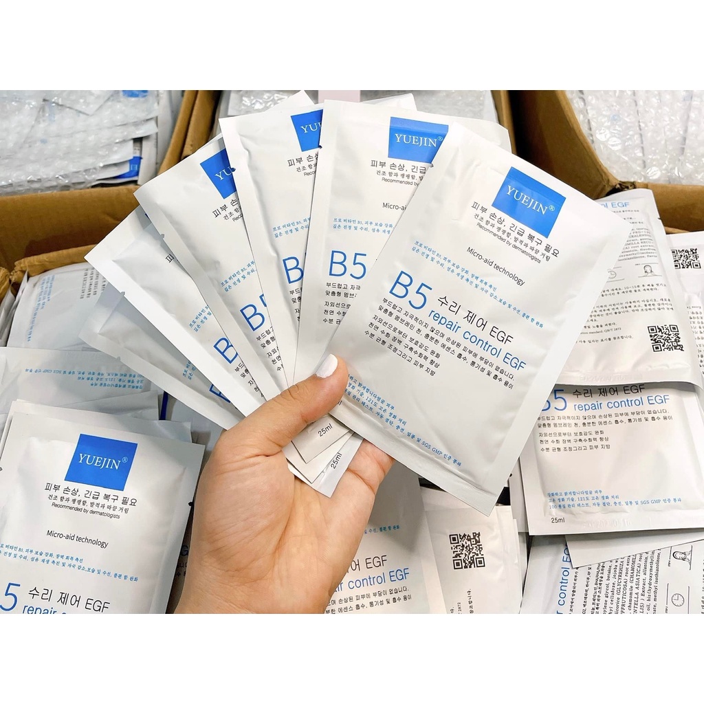 Mặt nạ phục hồi cấp ẩm Yuejin B5 Repair Control EGF