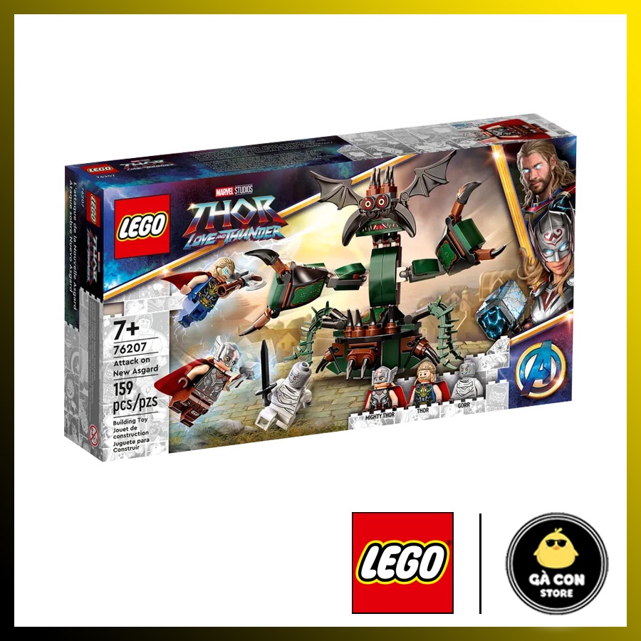 LEGO Marvel 76207 Attack on New Asgard Cuộc chiến trên Asgard.