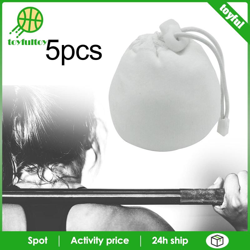 Bộ 5 Túi Dây Rút Đựng Phấn Có Khóa Cài Tiện Dụng